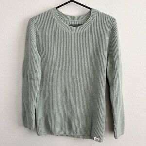 Long Wharf Kennebunkport SeaWell Crewneck Sweater in Spruce Size M
